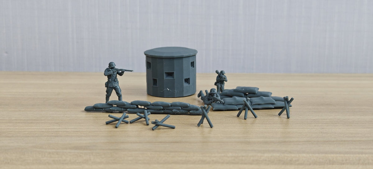 Battlefield Wreck Soldiers Scene Set Resin,Battlefield Weapons Accessories Set Resin MRY-SFW LYAF031