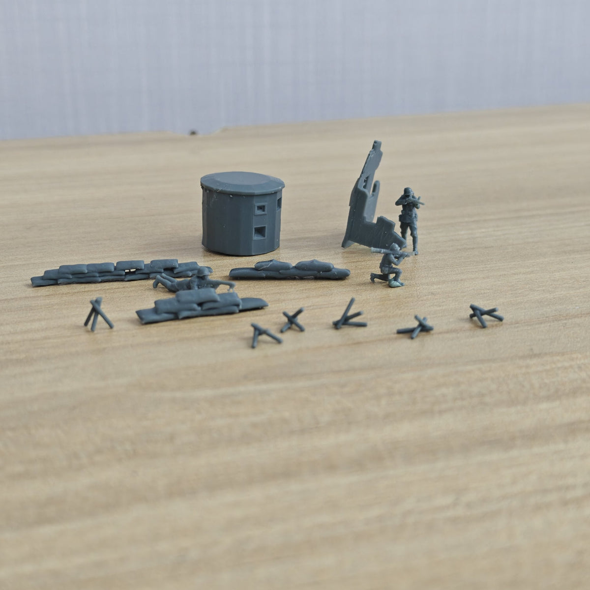 Battlefield Wreck Soldiers Scene Set Resin,Battlefield Weapons Accessories Set Resin MRY-SFW LYAF031
