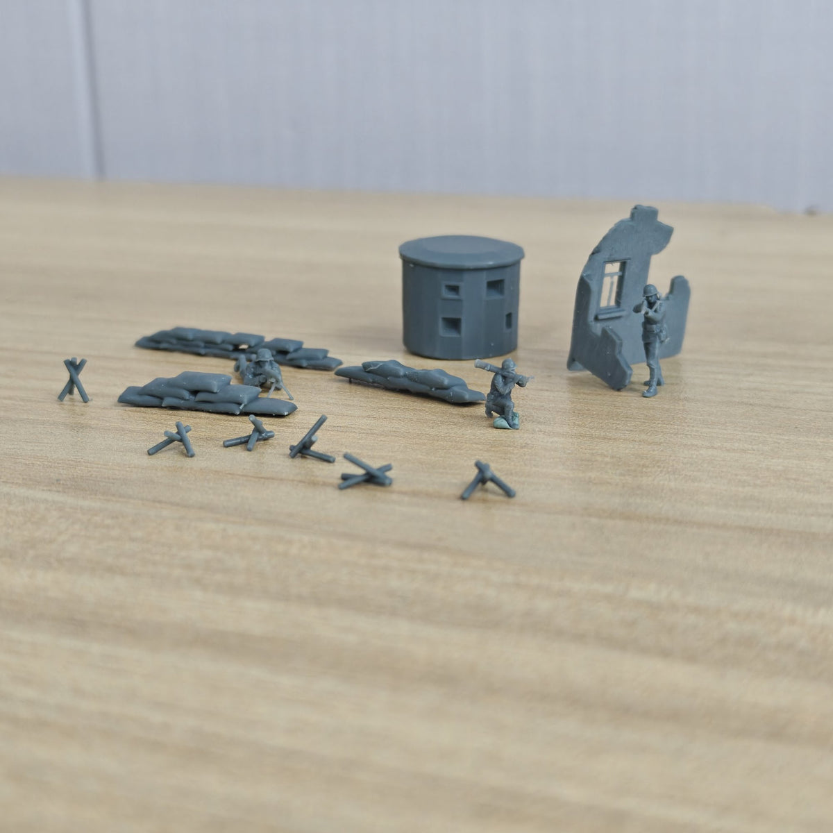 Battlefield Wreck Soldiers Scene Set Resin,Battlefield Weapons Accessories Set Resin MRY-SFW LYAF031