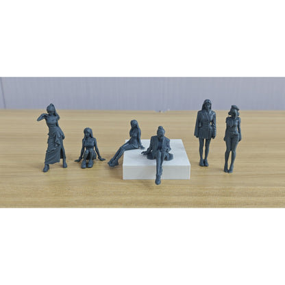 Beauty 1 Female Warrior Chess Resin White Model War Game Miniature Soldier Scene Character Figure Hand Painted MRY-SFW LYGR172