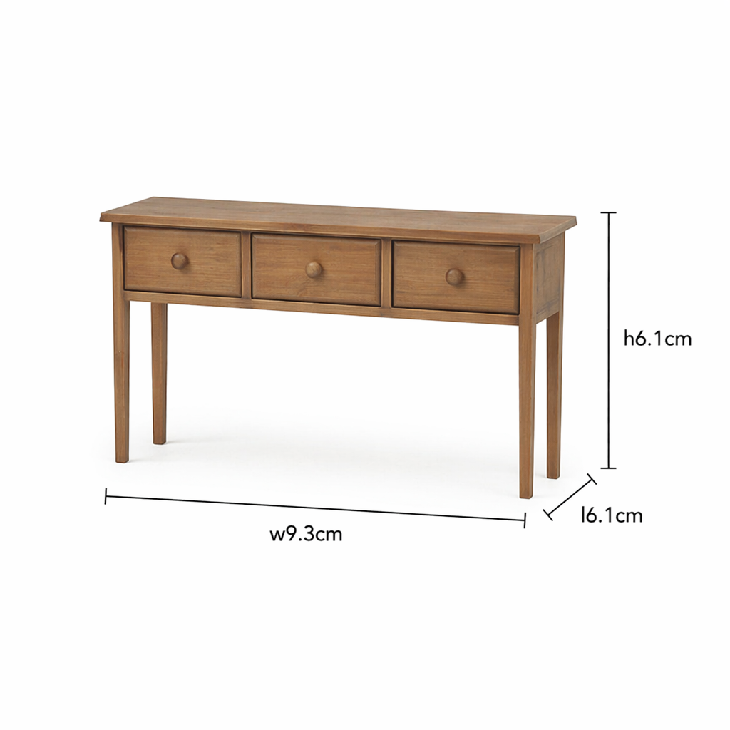 RHF0452I Mid-Century Modern Three-Drawer Desk Desktop Ornament Creative DIY Hut Furniture Dollhouse Accessories House Model Accessories Miniature Home Mini Model Dollhouse Accessories