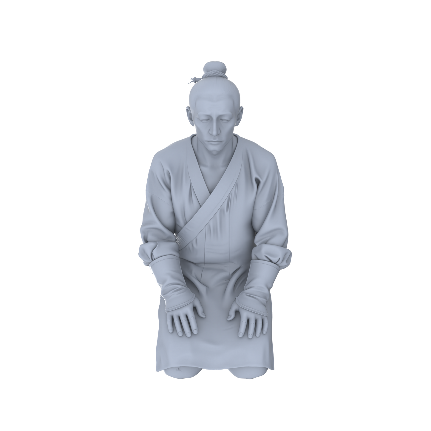 Yao's Studio LYTR126  3D - printed Models of Traditional Prisoner - themed Figures (Sitting, Standing, Chained Styles) 1set