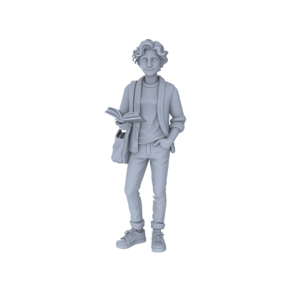 Yao's Studio LYTR127  Campus Character Miniature Set Student & Teacher Figurines for Sand Table Scenes 1set
