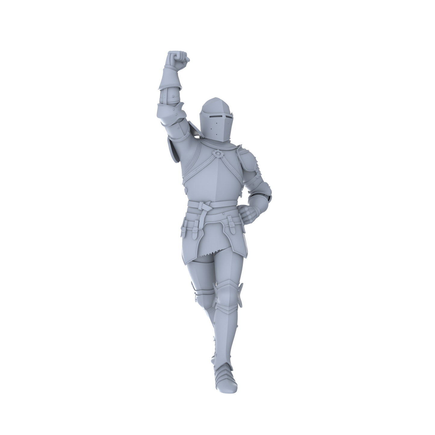 MRY-SFW LYGR050 Medieval knight, standing pose, historical theme, magic theme, wargame, resin white model, fantasy theme, wargaming miniature, scene character, figure, hand-painted S Scale