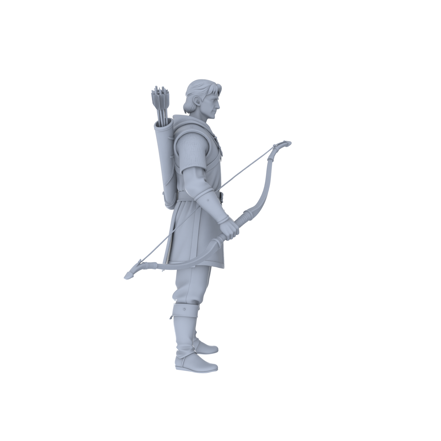 MRY-SFW LYGR050 Medieval knight, standing pose, historical theme, magic theme, wargame, resin white model, fantasy theme, wargaming miniature, scene character, figure, hand-painted S Scale