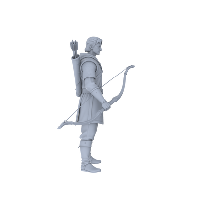 MRY-SFW LYGR050 Medieval knight, standing pose, historical theme, magic theme, wargame, resin white model, fantasy theme, wargaming miniature, scene character, figure, hand-painted S Scale
