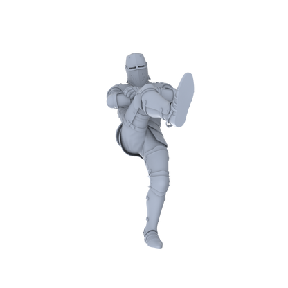 MRY-SFW LYGR048 Medieval knight, resting pose, historical theme, magic theme, wargame, resin white model, fantasy theme, wargaming miniature, scene character, figure, hand-painted S Scale