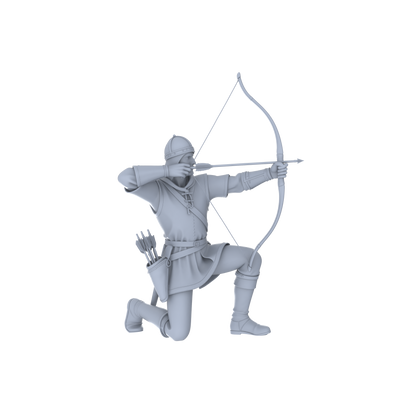 MRY-SFW LYGR049 Medieval knight, combat pose, historical theme, magic theme, wargame, resin white model, fantasy theme, wargaming miniature, scene character, figure, hand-painted S Scale