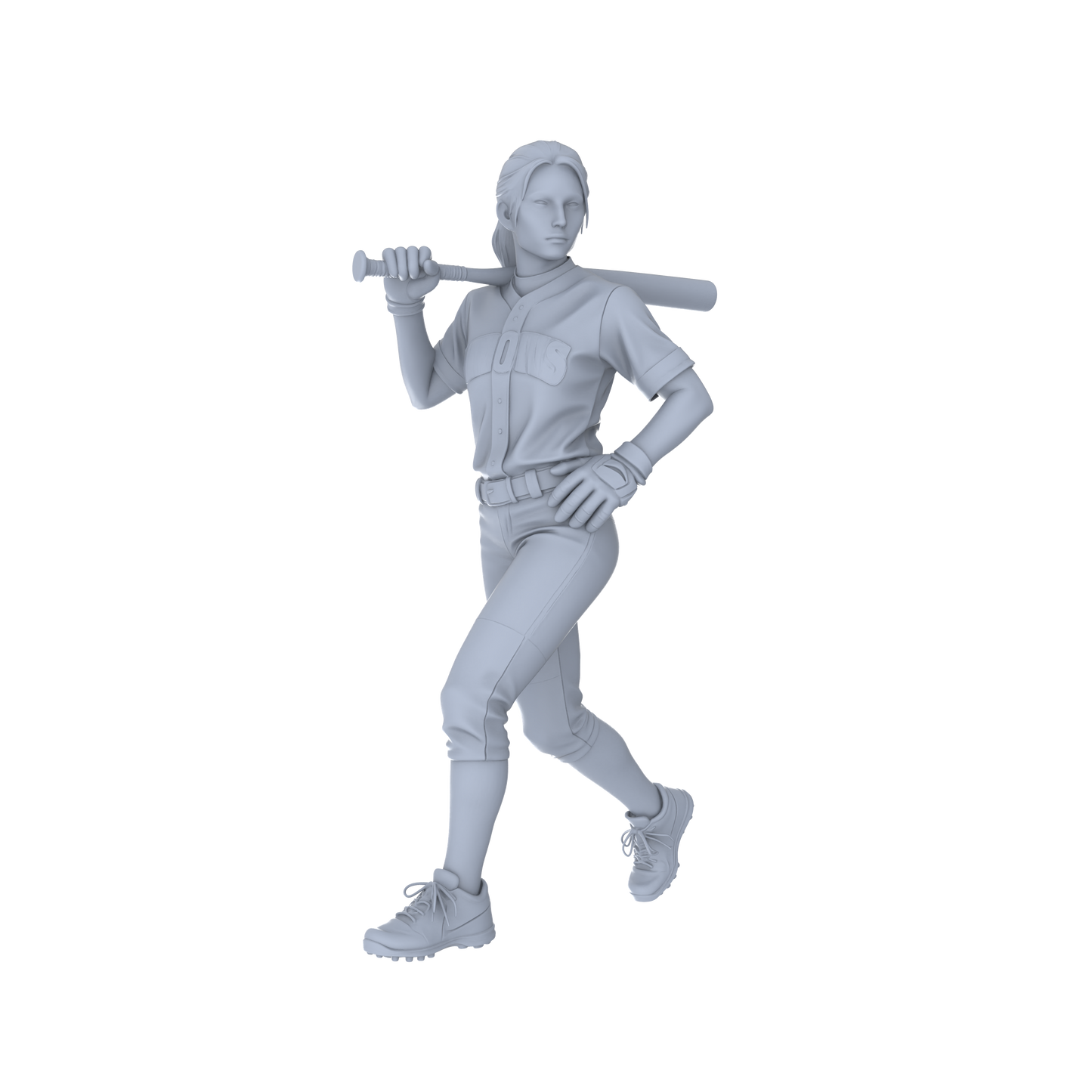 Yao's Studio LYTR131  Baseball Game Scene Resin Miniature Model 3-Figure Set - Baseball Player Figures Unpainted DIY Model Painting Sports Scene Decor 1set