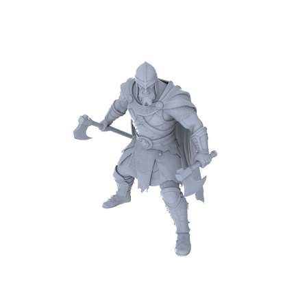 MRY-SFW LYGR042 Medieval, Berserker, Magic Theme, Wargame, Resin Blank Model, Fantasy Theme, Wargaming Miniatures, Scenic Figures, Handmade Figure, Hand-painted S Scale