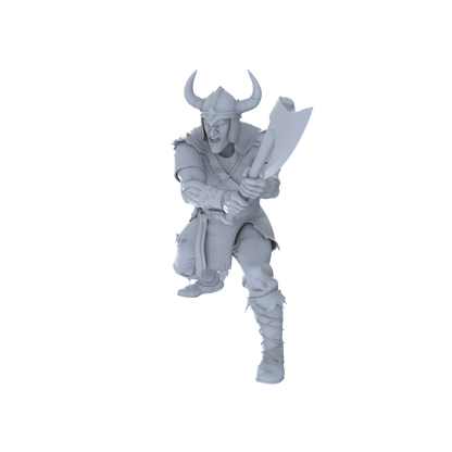 MRY-SFW LYGR042 Medieval, Berserker, Magic Theme, Wargame, Resin Blank Model, Fantasy Theme, Wargaming Miniatures, Scenic Figures, Handmade Figure, Hand-painted S Scale