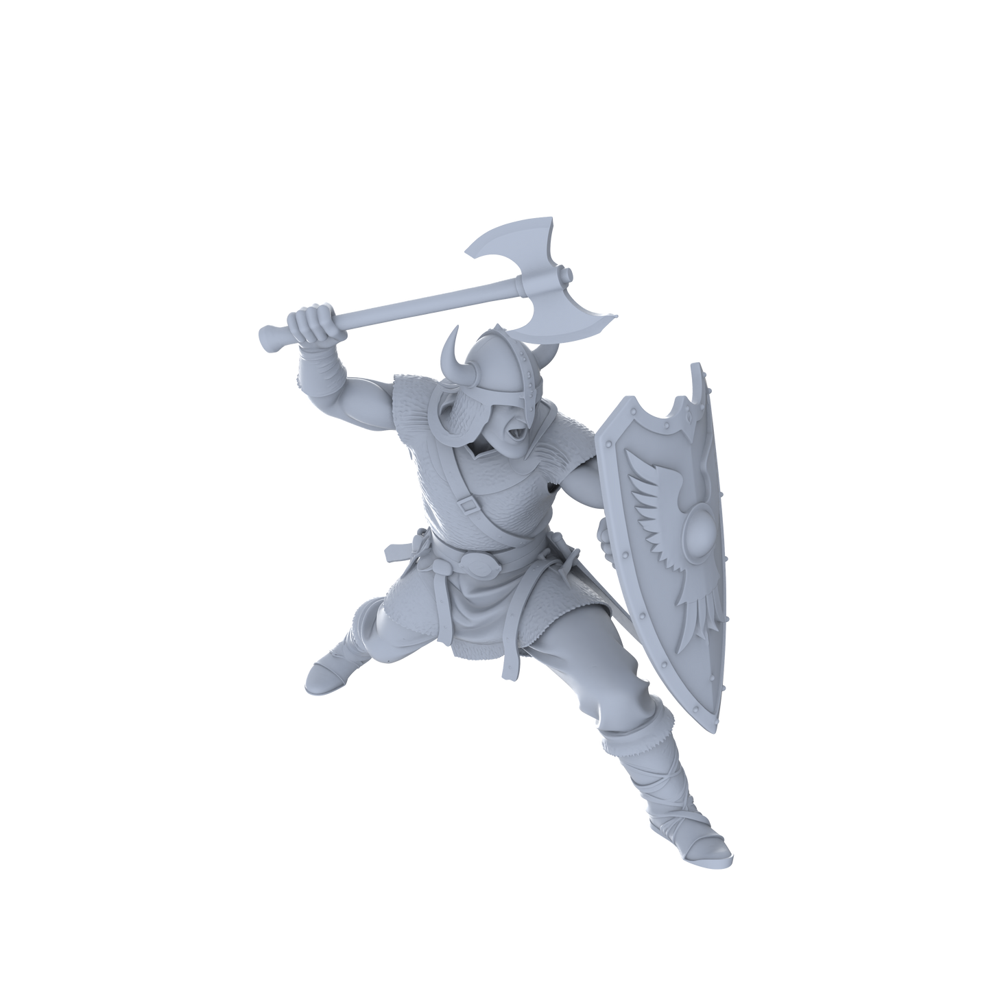 MRY-SFW LYGR042 Medieval, Berserker, Magic Theme, Wargame, Resin Blank Model, Fantasy Theme, Wargaming Miniatures, Scenic Figures, Handmade Figure, Hand-painted S Scale