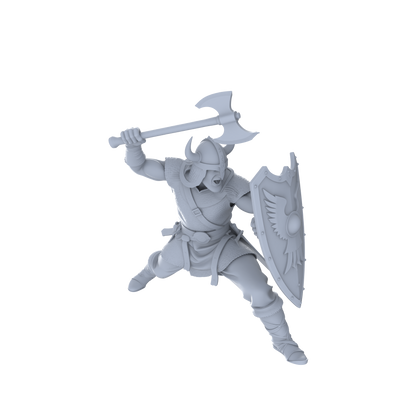 MRY-SFW LYGR042 Medieval, Berserker, Magic Theme, Wargame, Resin Blank Model, Fantasy Theme, Wargaming Miniatures, Scenic Figures, Handmade Figure, Hand-painted S Scale