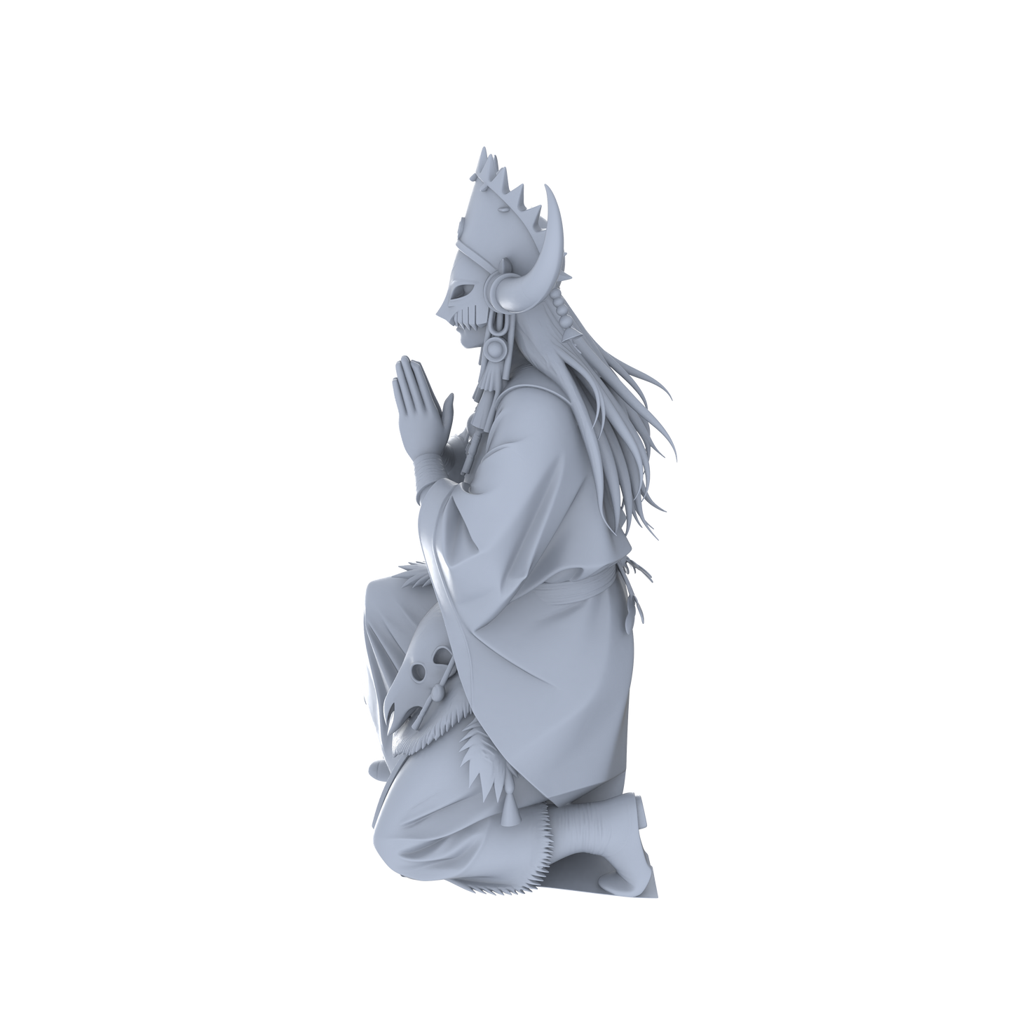 MRY-SFW LYGR045 Shaman, Magic Theme, Wargame, Resin Blank Model, Fantasy Theme, Wargaming Miniatures, Scenic Figures, Handmade Figure, Hand-painted S Scale