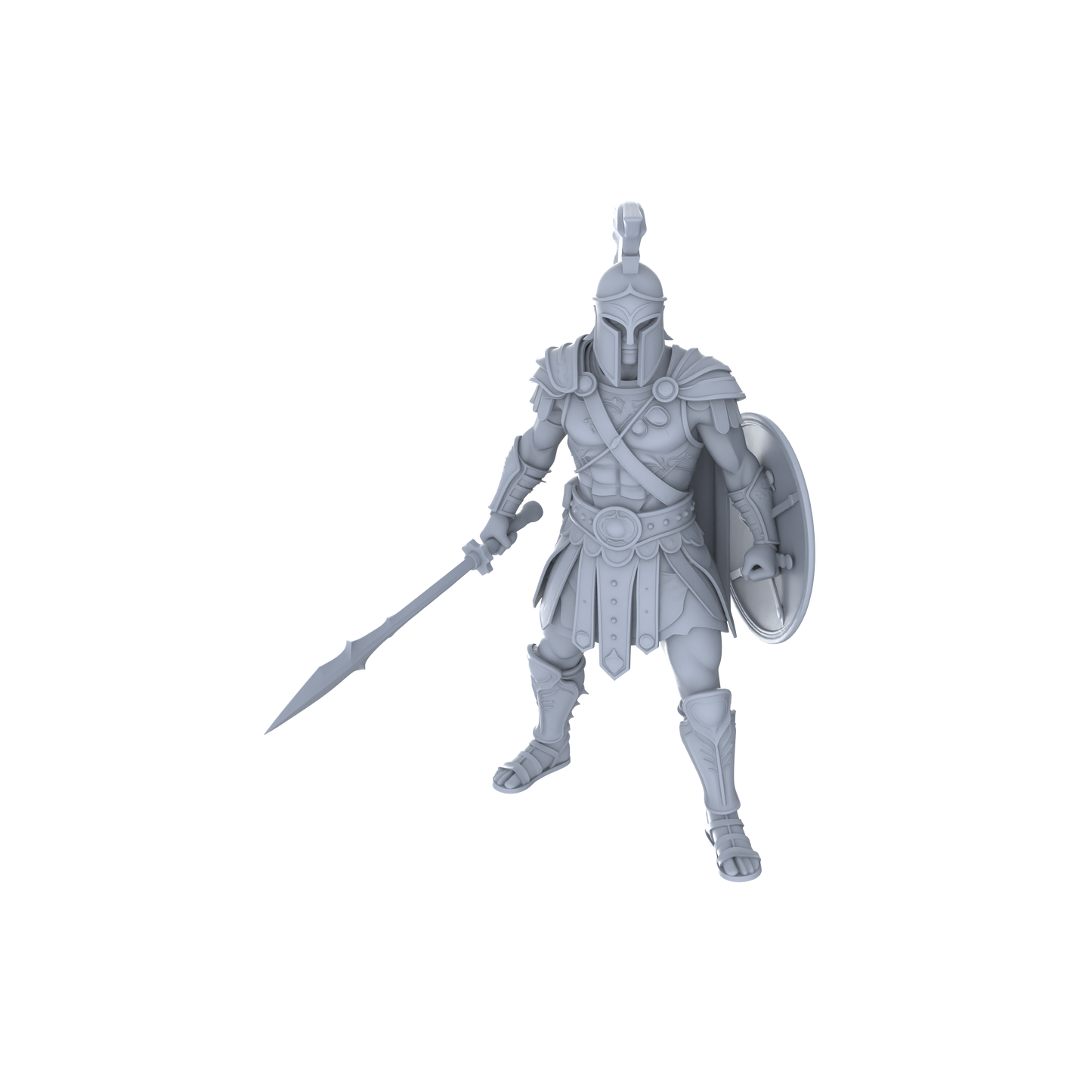 MRY-SFW LYGR044 Medieval, Spartan Warrior, Magic Theme, Wargame, Resin Blank Model, Fantasy Theme, Wargaming Miniatures, Scenic Figures, Handmade Figure, Hand-painted S Scale