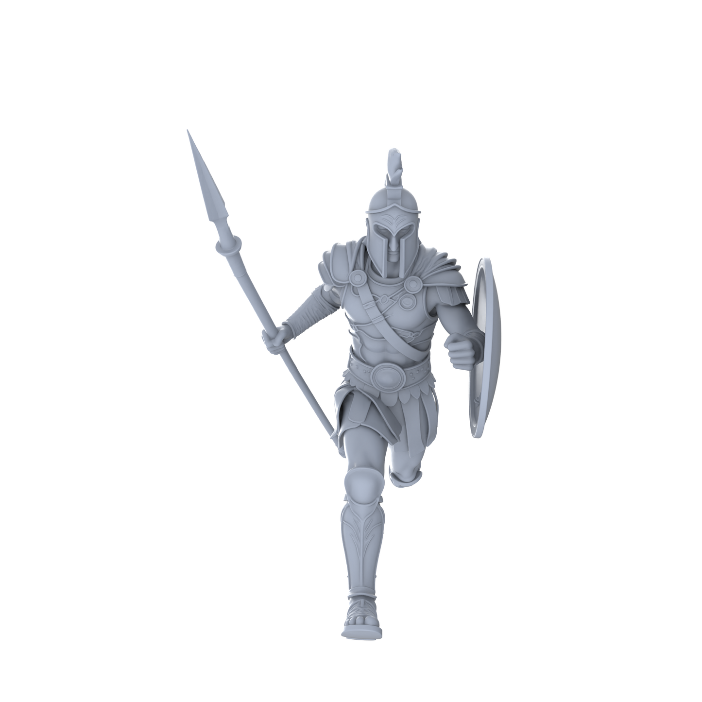 MRY-SFW LYGR044 Medieval, Spartan Warrior, Magic Theme, Wargame, Resin Blank Model, Fantasy Theme, Wargaming Miniatures, Scenic Figures, Handmade Figure, Hand-painted S Scale