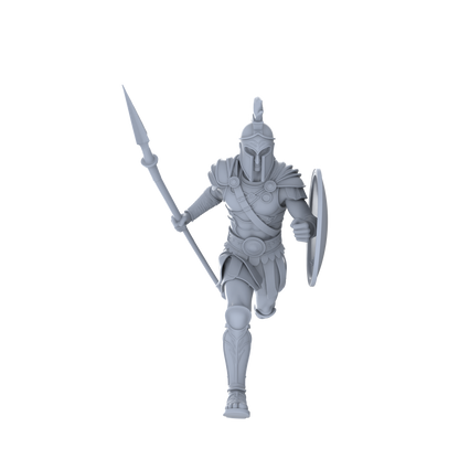 MRY-SFW LYGR044 Medieval, Spartan Warrior, Magic Theme, Wargame, Resin Blank Model, Fantasy Theme, Wargaming Miniatures, Scenic Figures, Handmade Figure, Hand-painted S Scale