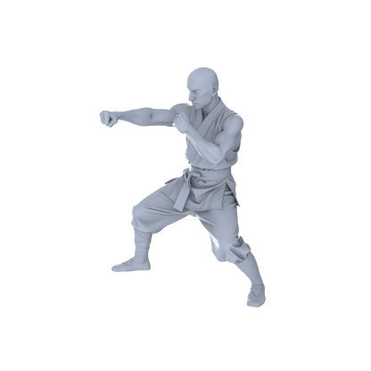 MRY-SFW LYGR043 Monk, Magic Theme, Chinese Theme, Martial Arts World, Wargame, Resin Blank Model, Fantasy Theme, Wargaming Miniatures, Scenic Figures, Handmade Figure, Hand-painted S Scale