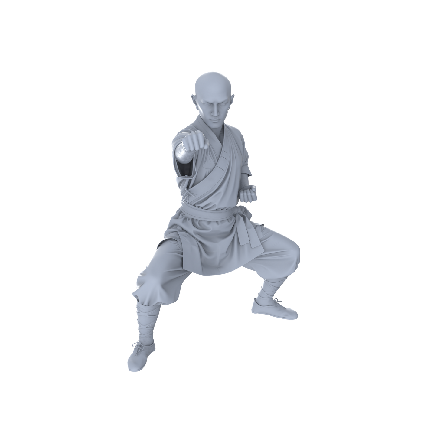 MRY-SFW LYGR043 Monk, Magic Theme, Chinese Theme, Martial Arts World, Wargame, Resin Blank Model, Fantasy Theme, Wargaming Miniatures, Scenic Figures, Handmade Figure, Hand-painted S Scale