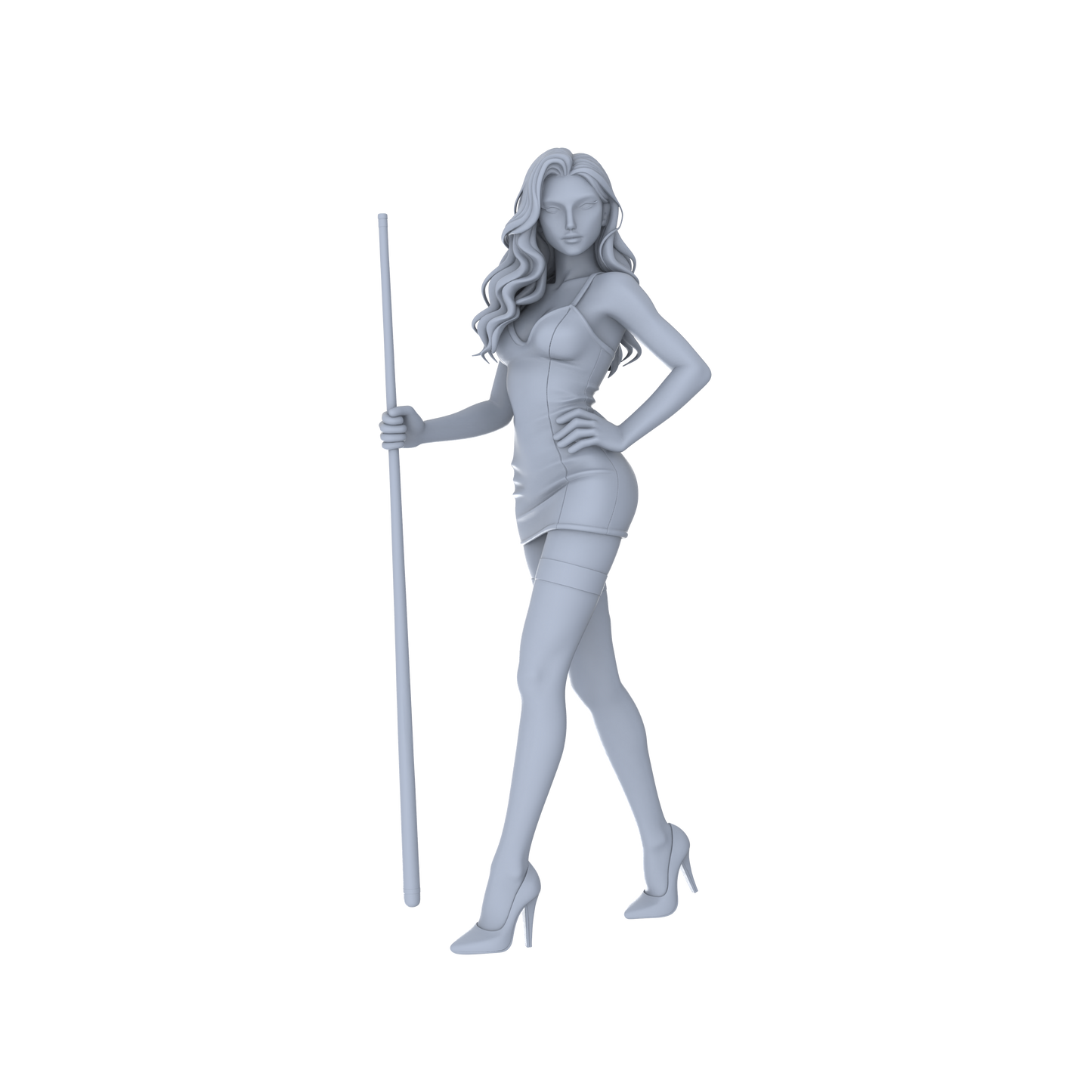 MRY-SFW LYTR137B Modern Sexy Female Single with Pole 1pc