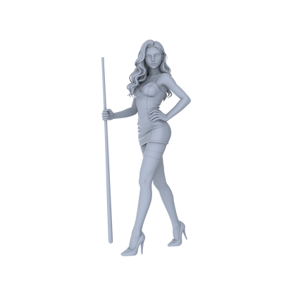 MRY-SFW LYTR137B Modern Sexy Female Single with Pole 1pc
