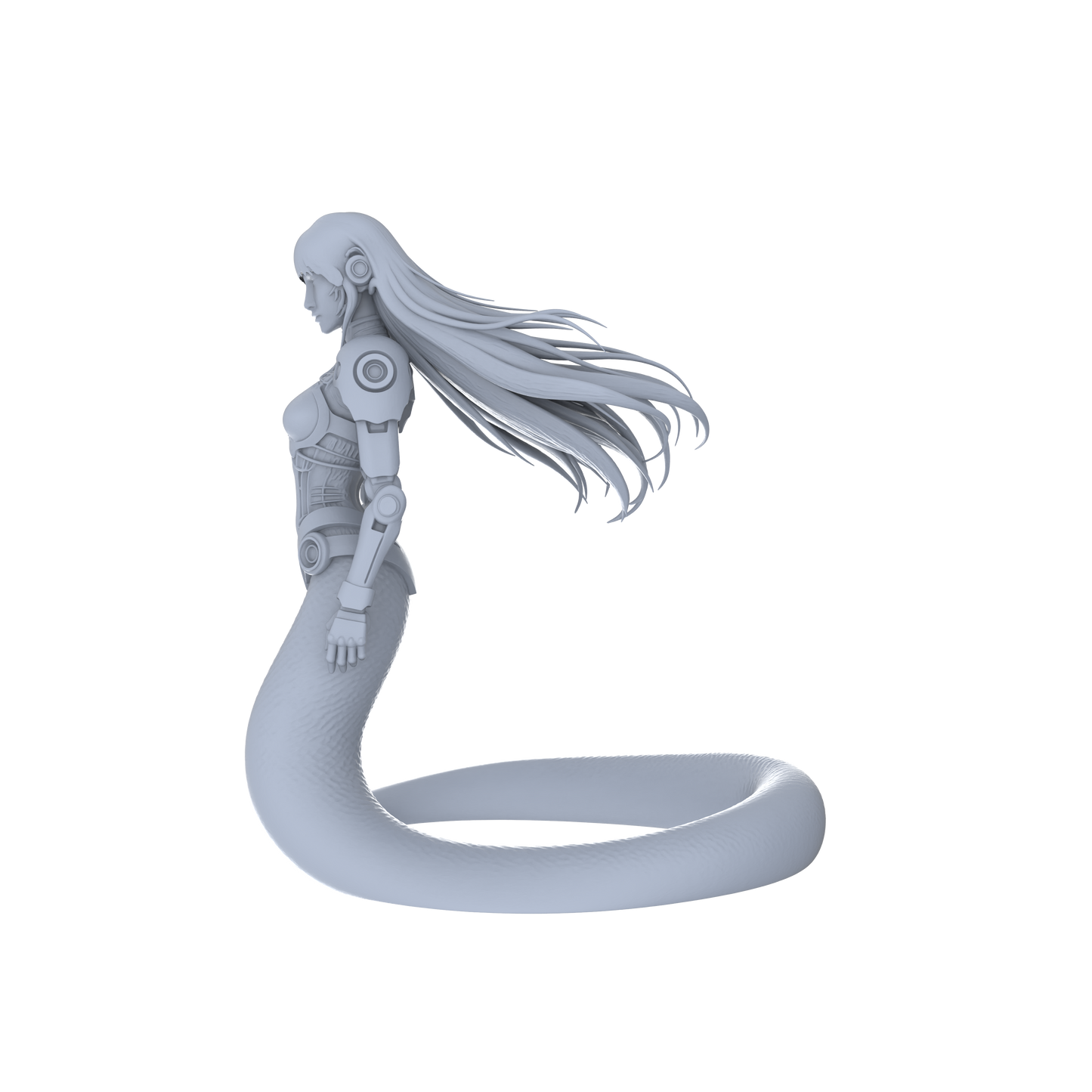 MRY-SFW LYGR055 Biological Mutation Series, Snake Human, wargame, resin blank model, sci-fi theme, fantasy theme, miniature figure, scene character, figure, hand-painted S Scale