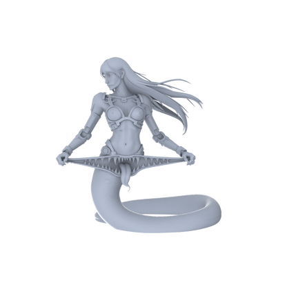 MRY-SFW LYGR055 Biological Mutation Series, Snake Human, wargame, resin blank model, sci-fi theme, fantasy theme, miniature figure, scene character, figure, hand-painted S Scale