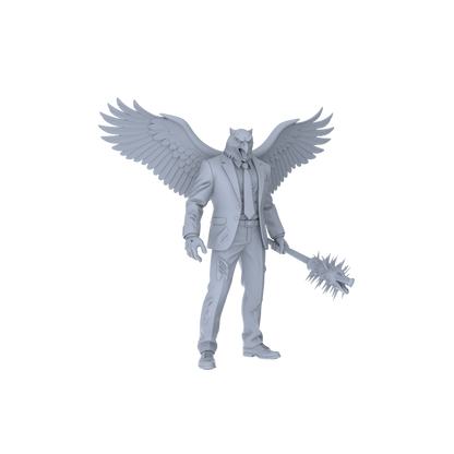 MRY-SFW LYGR057 Biological Mutation Series, Avian Human, wargame, resin blank model, sci-fi theme, fantasy theme, miniature figure, scene character, figure, hand-painted S Scale