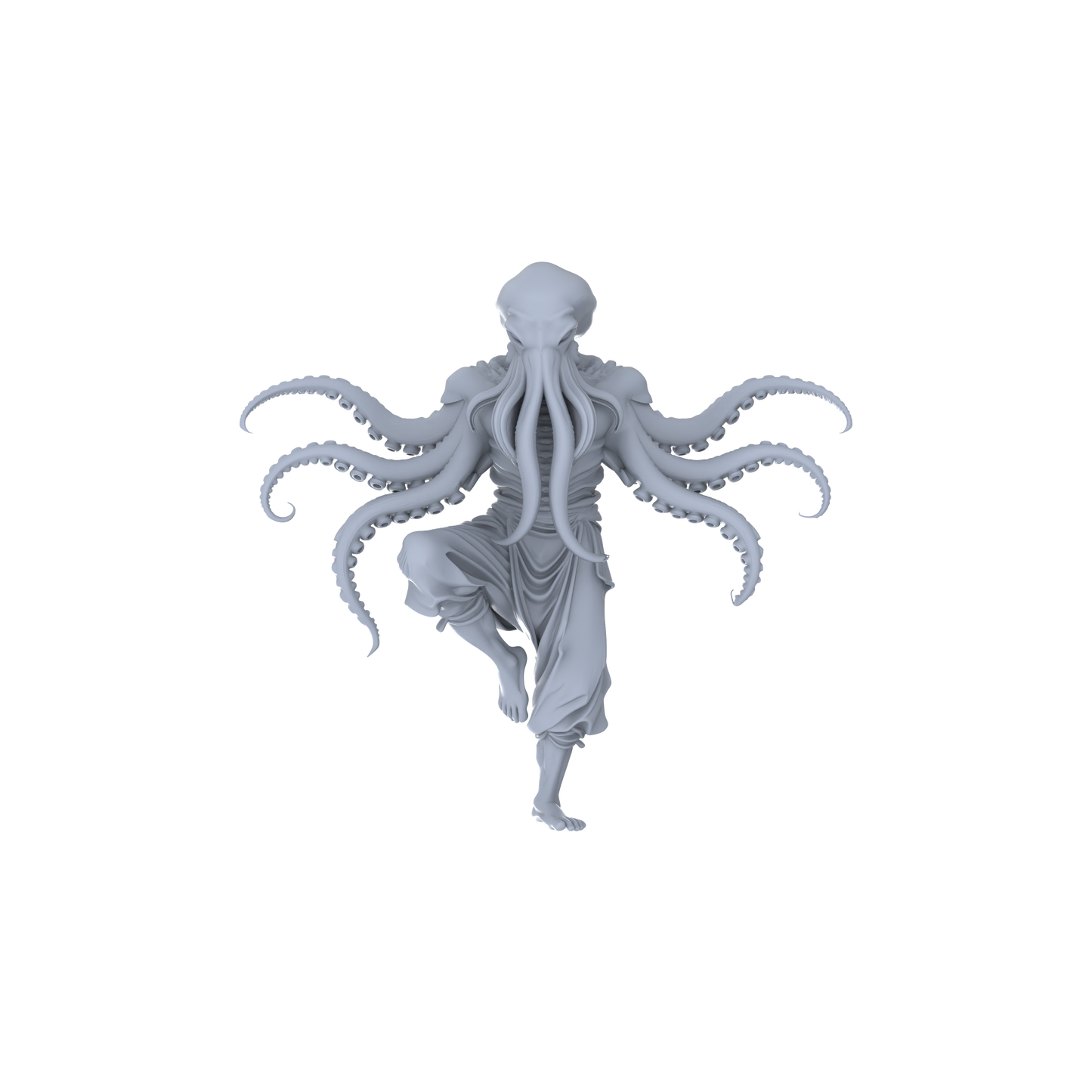 MRY-SFW LYGR058 Biological Mutation Series, Octopus Human, wargame, resin blank model, sci-fi theme, fantasy theme, miniature figure, scene character, figure, hand-painted S Scale