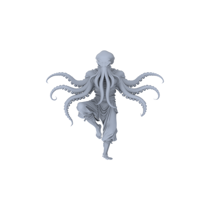 MRY-SFW LYGR058 Biological Mutation Series, Octopus Human, wargame, resin blank model, sci-fi theme, fantasy theme, miniature figure, scene character, figure, hand-painted S Scale
