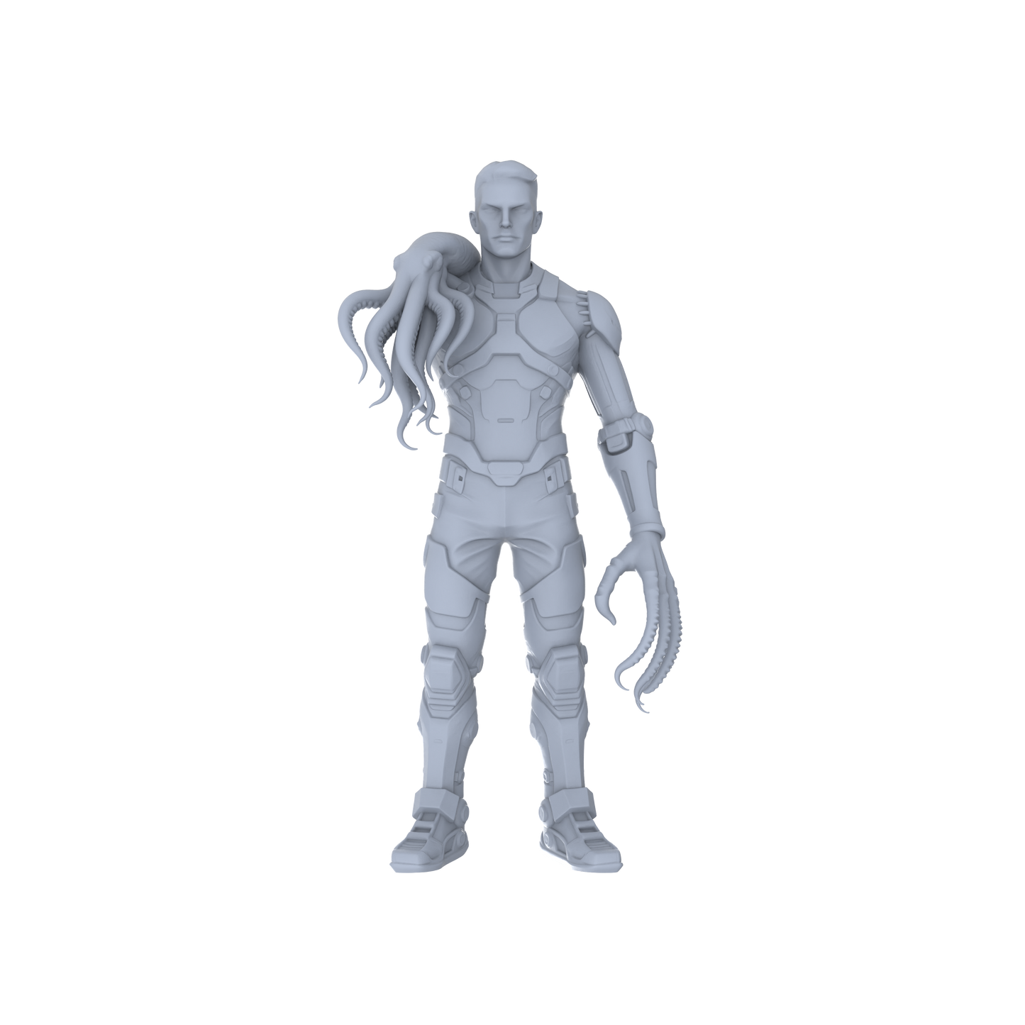 MRY-SFW LYGR058 Biological Mutation Series, Octopus Human, wargame, resin blank model, sci-fi theme, fantasy theme, miniature figure, scene character, figure, hand-painted S Scale