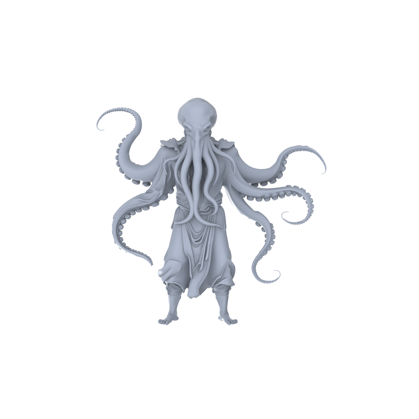 MRY-SFW LYGR058 Biological Mutation Series, Octopus Human, wargame, resin blank model, sci-fi theme, fantasy theme, miniature figure, scene character, figure, hand-painted S Scale