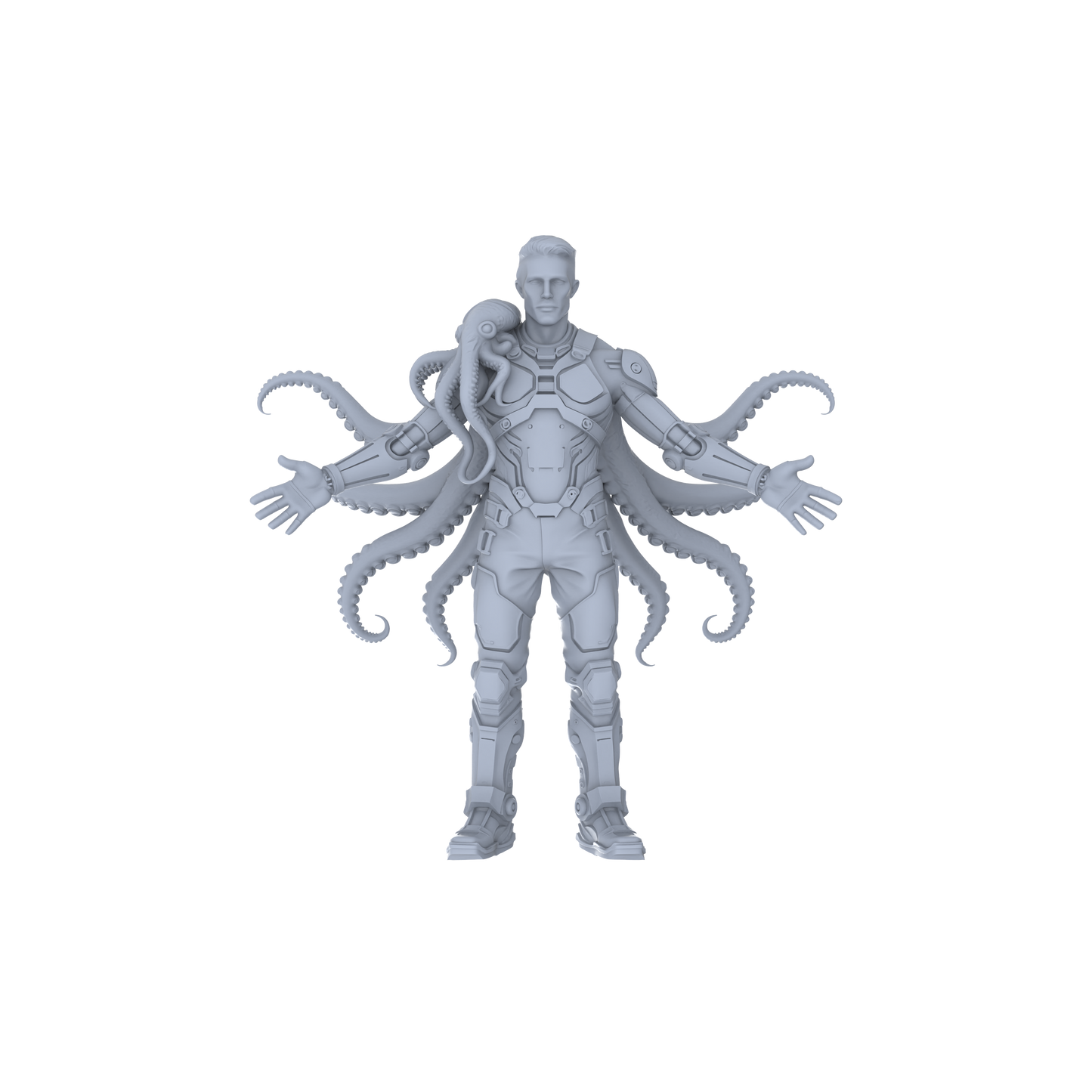 MRY-SFW LYGR058 Biological Mutation Series, Octopus Human, wargame, resin blank model, sci-fi theme, fantasy theme, miniature figure, scene character, figure, hand-painted S Scale