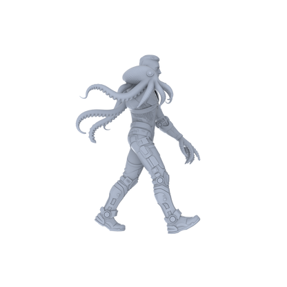 MRY-SFW LYGR058 Biological Mutation Series, Octopus Human, wargame, resin blank model, sci-fi theme, fantasy theme, miniature figure, scene character, figure, hand-painted S Scale