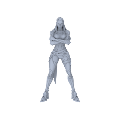 MRY-SFW LYGR062 Shadow Squad, Standby State, Military Theme, Wargame, Resin White Model, Game Theme, Sci-Fi Theme, Miniature Soldiers, Scene Characters, Figure, Hand-Painted