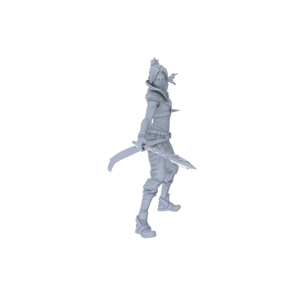 MRY-SFW LYGR064 Shadow Squad Short Weapon Combat State 2 Military Theme Wargame Resin White Model Game Theme Sci-Fi Theme Wargame Miniature Soldiers Scene Characters Figure Hand-Painted