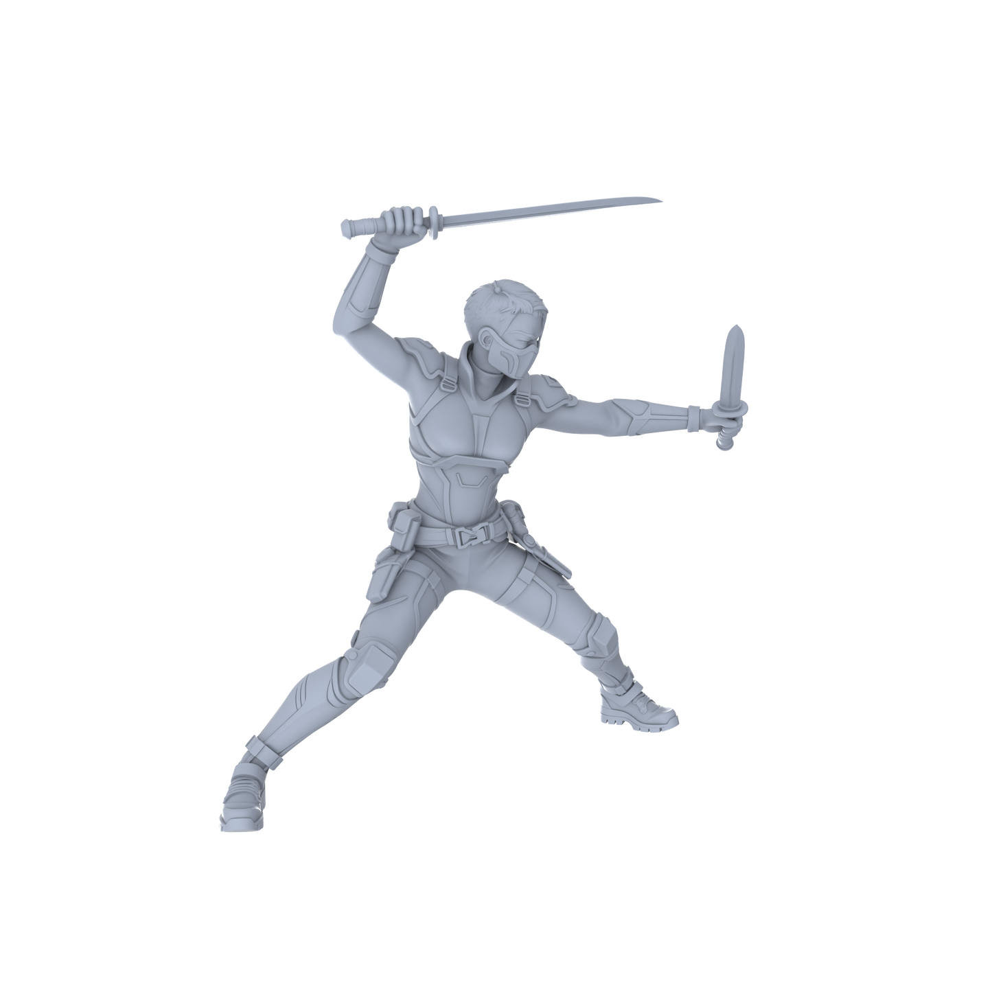 MRY-SFW LYGR065 Blade Squad 1 Military Theme Wargame Resin White Model Game Theme Sci-Fi Theme Wargame Miniature Soldiers Scene Characters Figure Hand-Painted