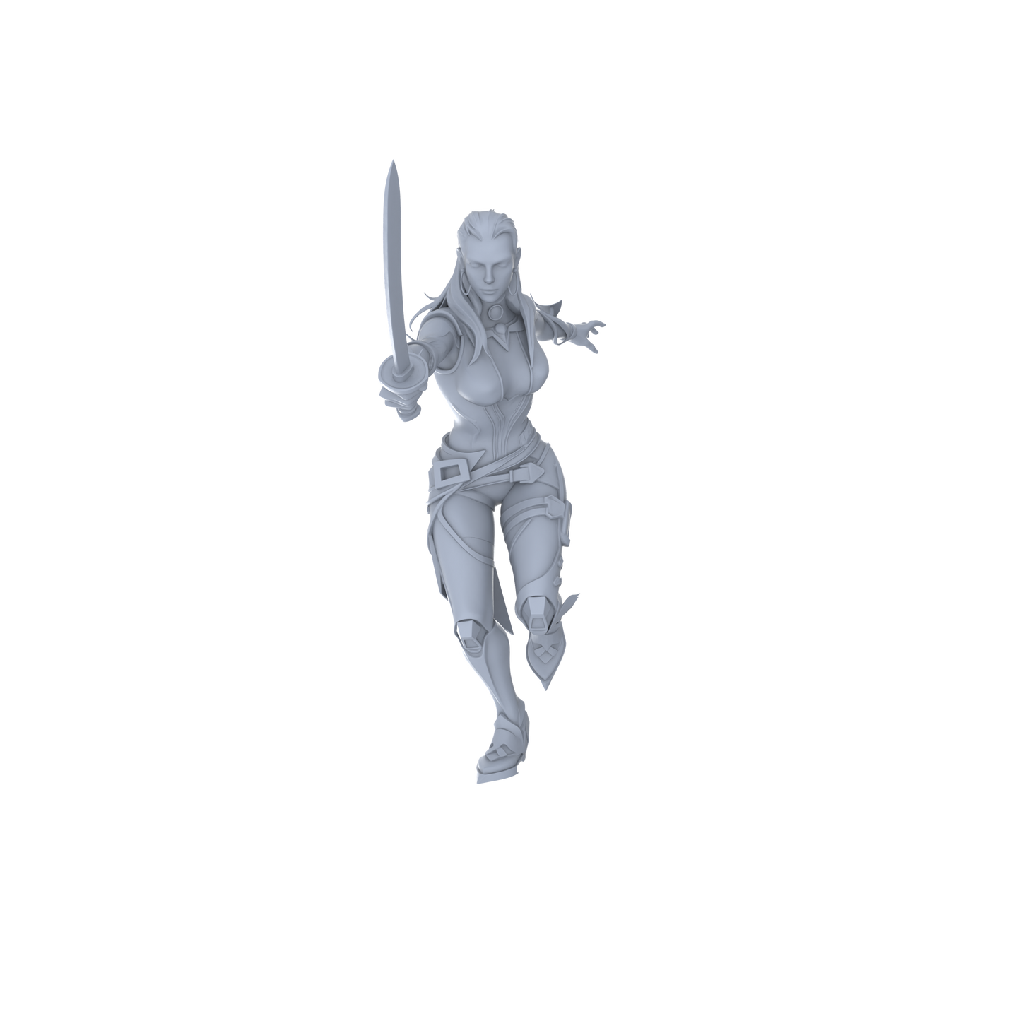 MRY-SFW LYGR065 Blade Squad 1 Military Theme Wargame Resin White Model Game Theme Sci-Fi Theme Wargame Miniature Soldiers Scene Characters Figure Hand-Painted