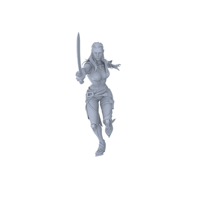 MRY-SFW LYGR065 Blade Squad 1 Military Theme Wargame Resin White Model Game Theme Sci-Fi Theme Wargame Miniature Soldiers Scene Characters Figure Hand-Painted