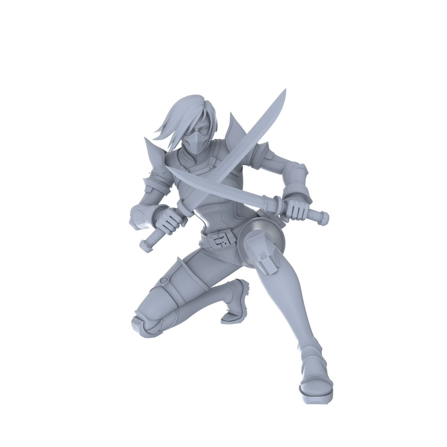MRY-SFW LYGR066 Blade Squad 2 Military Theme Wargame Resin White Model Game Theme Sci-Fi Theme Wargame Miniature Soldiers Scene Characters Figure Hand-Painted