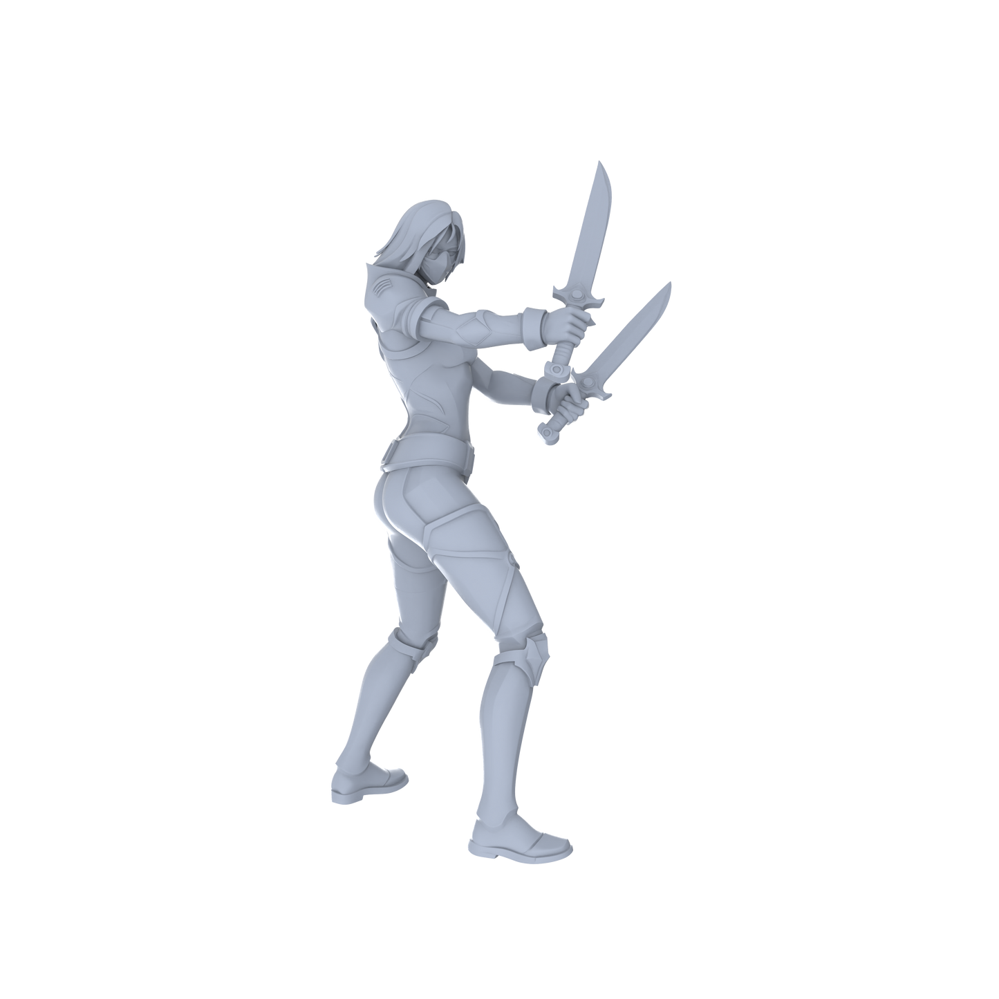 MRY-SFW LYGR066 Blade Squad 2 Military Theme Wargame Resin White Model Game Theme Sci-Fi Theme Wargame Miniature Soldiers Scene Characters Figure Hand-Painted
