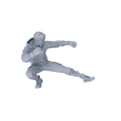 MRY-SFW LYGR067 Lurker Squad Military Theme Wargame Resin White Model Game Theme Sci-Fi Theme Wargame Miniature Soldiers Scene Characters Figure Hand-Painted