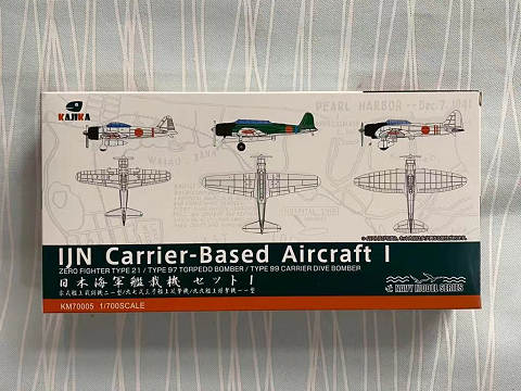 KAJIKA KM70005 1/700 IJN Carrier Based Aircraft I Plastic Model Kit