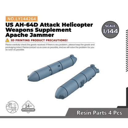 Yao's Studio LY264 US AH-64D Attack Helicopter Weapons Supplement Apache Jammer