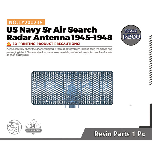 Yao's Studio LY238 1/700(350,200,144) Model Upgrade Parts US Navy Sr Air Search Radar Antenna 1945??¨¬C1948