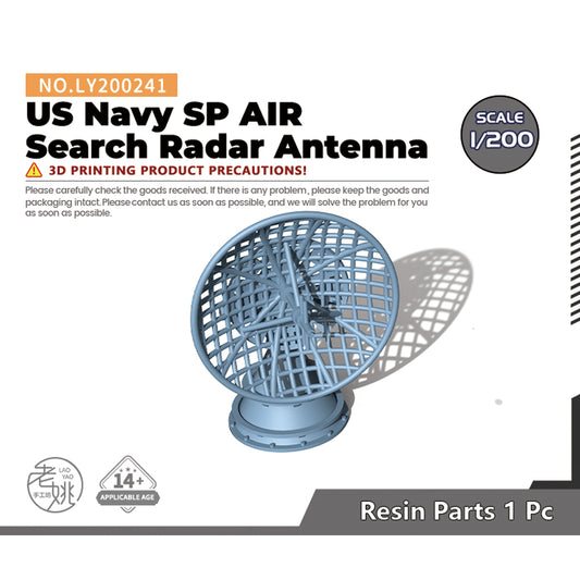 Yao's Studio LY241 1/700(350,200,144) Model Upgrade Parts US Navy SP AIR Search Radar Antenna