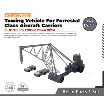 Yao's Studio LY251 1/700(350,200,144) Model Upgrade Parts USN Towing Vehicle For Aircraft Carriers 1set