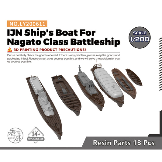 Yao's Studio LY611 Model Upgrade Parts IJN Ship's Boat For Nagato Class Battleship