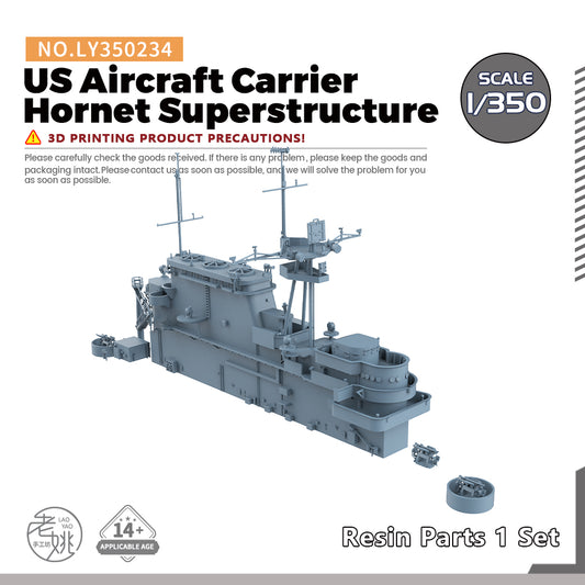 Yao's Studio LY234 1/700(350,200,144) Model Upgrade Parts US Aircraft Carrier Hornet Superstructure