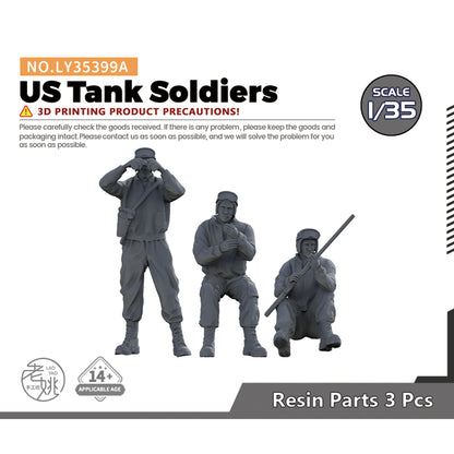 Yao's Studio LY399A  Military Model Parts US Tank Soldiers Type A